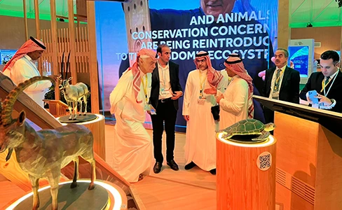 The National Center for Wildlife Booth at The Saudi Green Initiatives